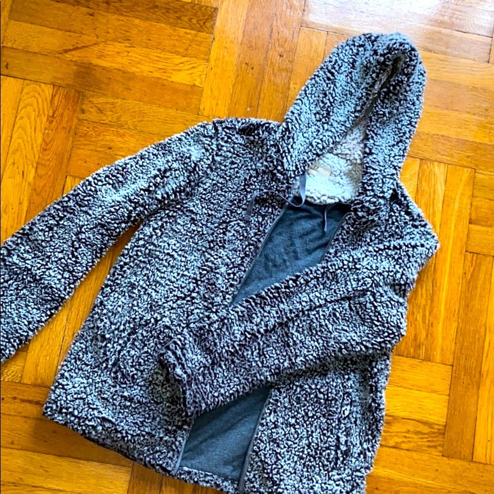 Grey Teddy Jacket